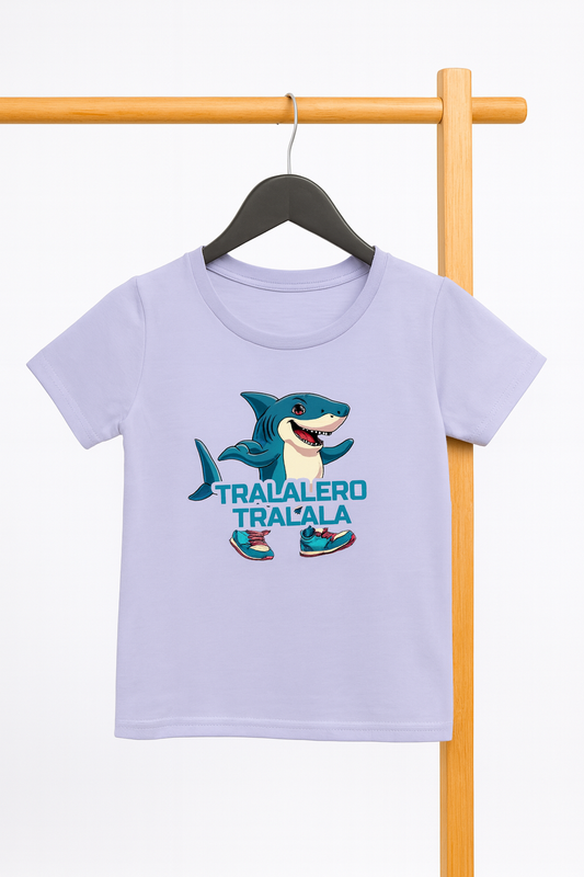 Boy's Crew Neck Tralalero Tralala T-Shirt