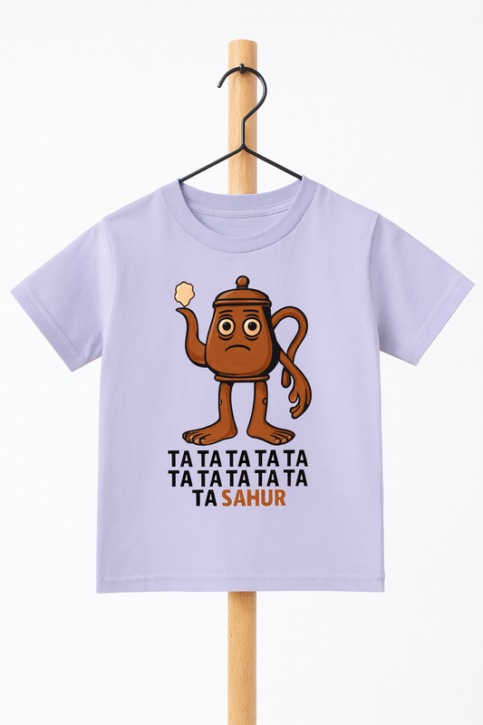 Boy's Crew Neck Ta Ta Ta Sahur T-Shirt