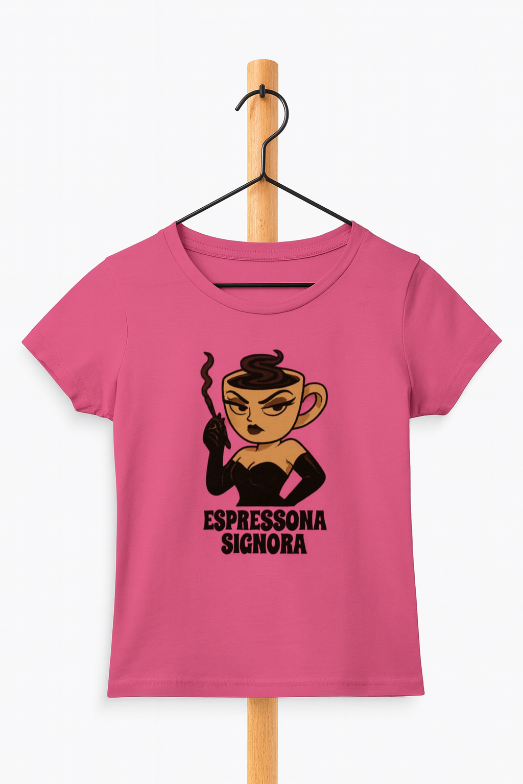 Girl's Crew Neck Espressona Signora T-Shirt