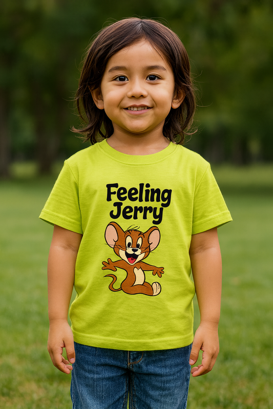 Boy's Crew Neck Feeling Jerry T-Shirt