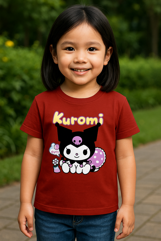 Girl's Crew Neck Kuromi T-Shirt