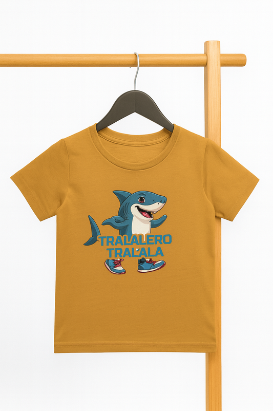 Boy's Crew Neck Tralalero Tralala T-Shirt