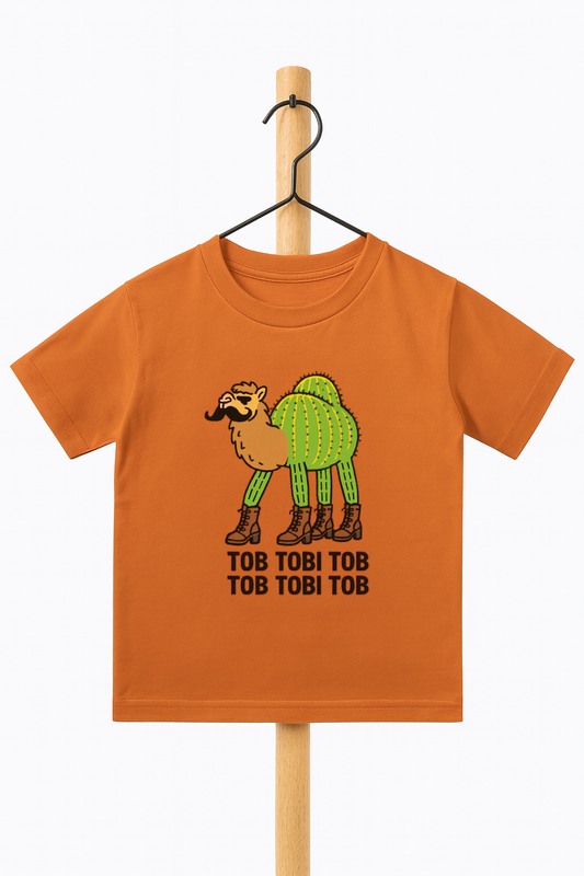 Boy's Crew Neck Tob Tobi Tob T-Shirt