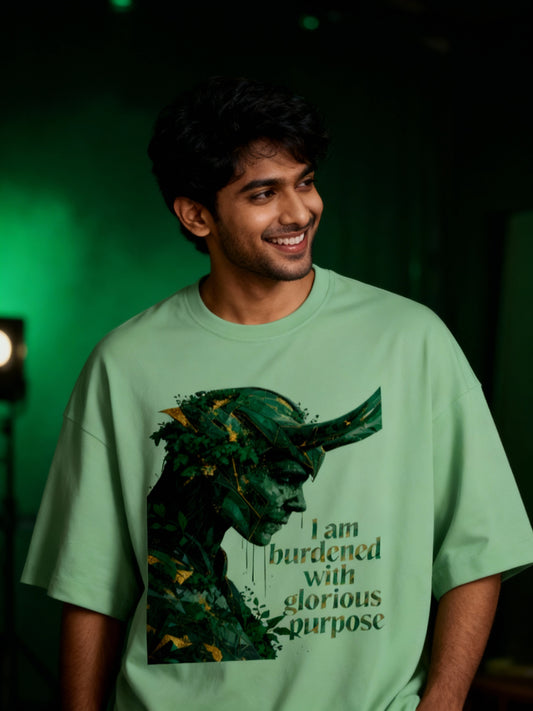 Men's  Terry Oversized  Loki Glorious Purpose Tee